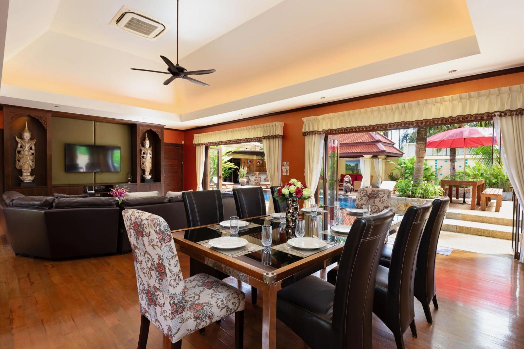 Extraordinary Courtyard 6Br Pool Villa Sri Suri, Naiharn Rawai المظهر الخارجي الصورة